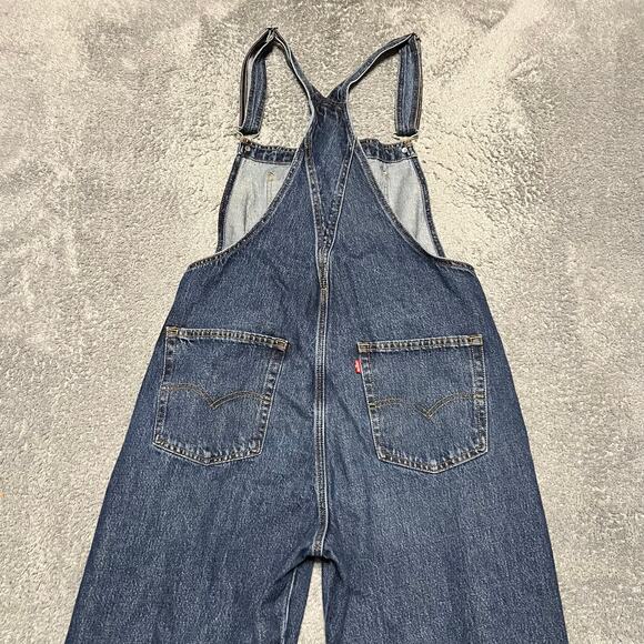 Levi's Overalls Jeans Women Large (34x28) Propose To Me Denim - Picture 2 of 11
